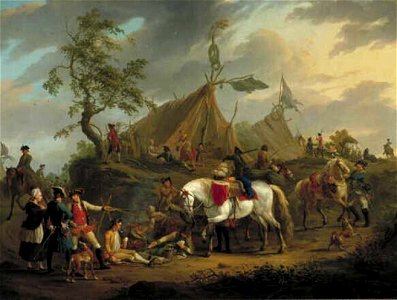 Dirk Langendijk - De legerplaats - 1438 (OK) - Museum Boijmans Van Beuningen