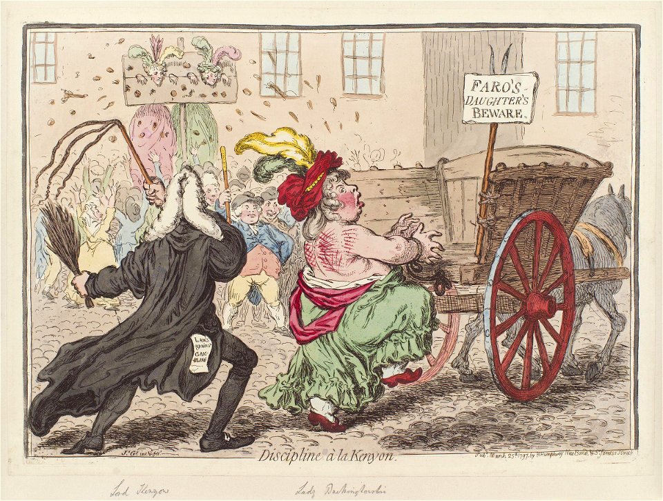 Discipline à la Kenyon by James Gillray