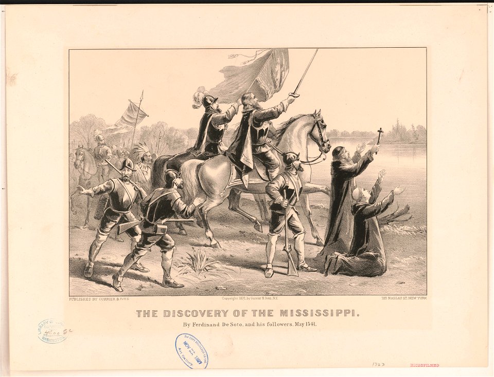 Discovery of the Mississippi- By Ferdinand De Soto, and his followers, May 1541 LCCN91795960