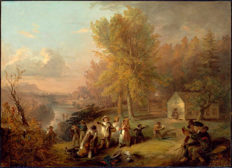 Dismissal of School on an October Afternoon SC175338