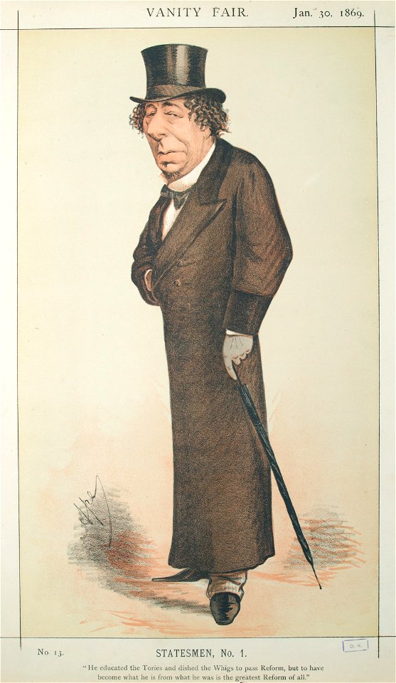 Benjamin Disraeli, Vanity Fair, 1869-01-30