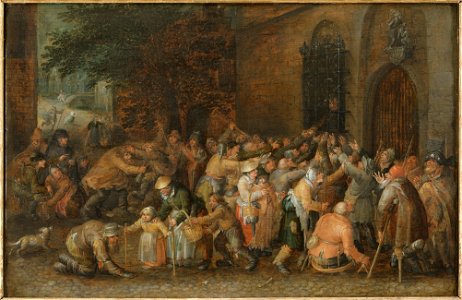 Distributing Alms (David Vinckboons) - Nationalmuseum - 17682