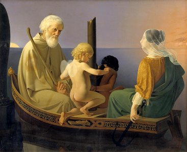 Ditlev Blunck - Old Age. From the series, The Four Ages of Man - KMS508d - Statens Museum for Kunst