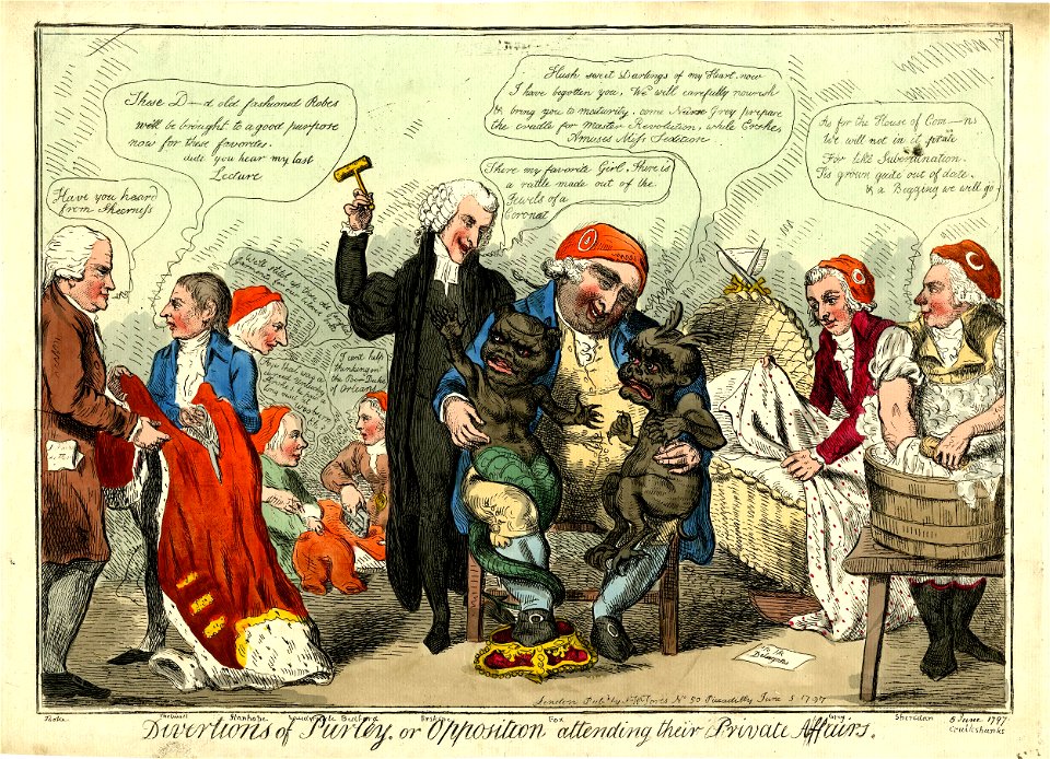 Divertions of Purley. Or opposition attending their private affairs. (BM 1868,0808.6637)