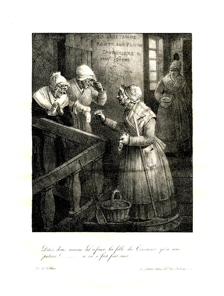 Dites donc, m'ame Dufour, la fille du tourneur qu'a une pelisse... (BM 1869,0410.2020)