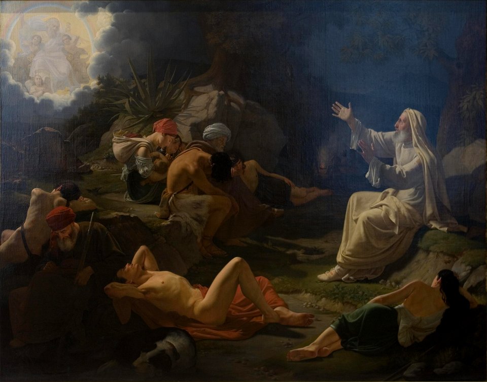 Ditlev Blunck - The Vision of the Prophet Ezekiel - KMS200 - Statens Museum for Kunst
