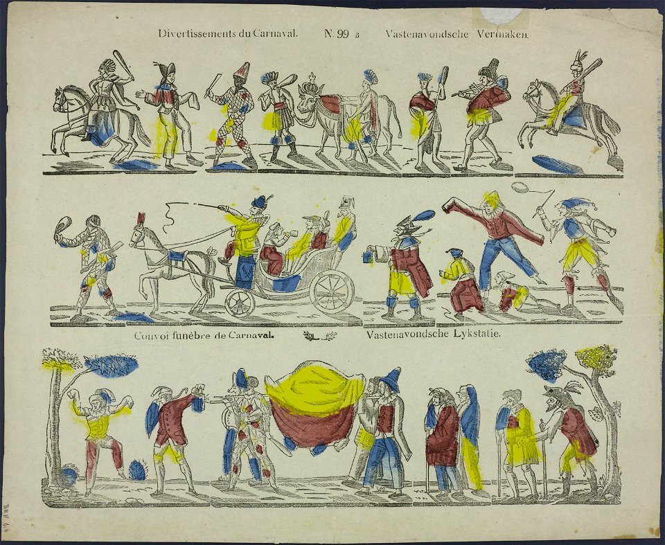 Divertissements du carnaval-Catchpenny print-Borms 0222