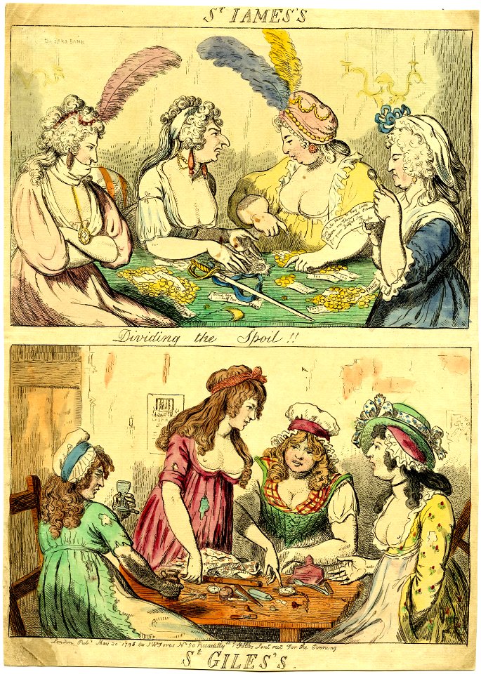 Dividing the spoil!! St James's. St Giles's (BM 1851,0901.801)