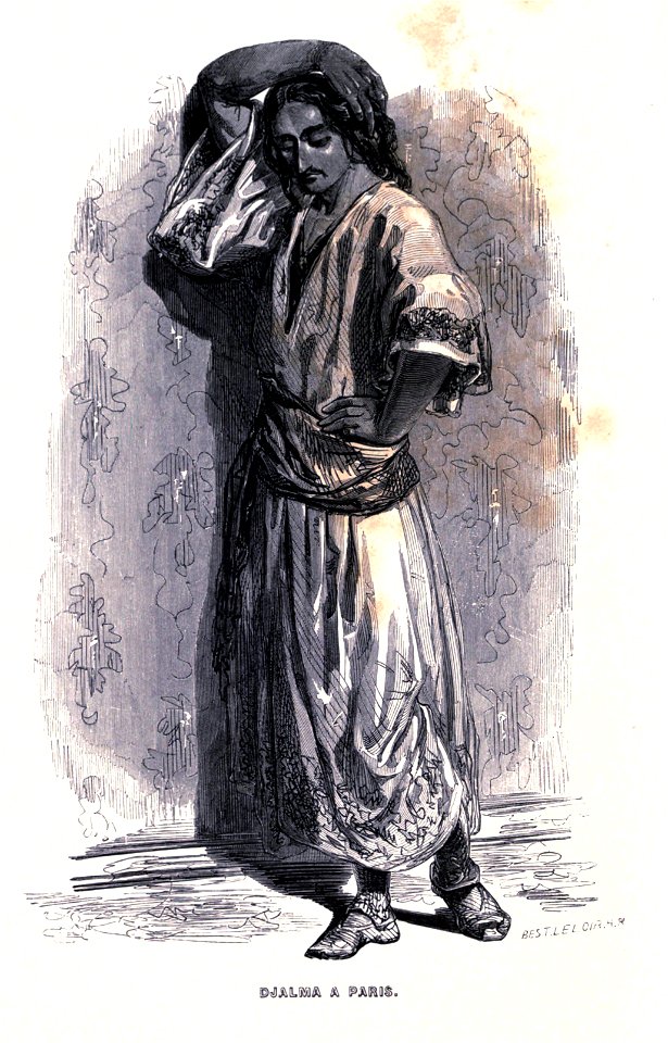 Djalma à Paris Gavarni