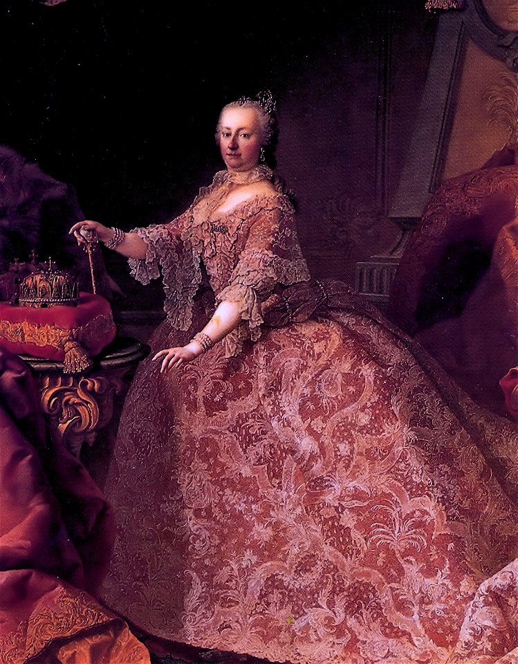 Keizerin Maria Theresia geschilderd door Martin van Meytens, 1752-53