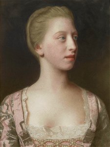 Augusta Frederika 1754 by Liotard. Free illustration for personal and commercial use.