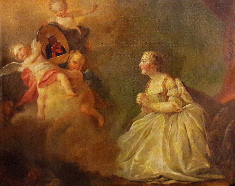France Votive painting of Maria Josepha of Saxony