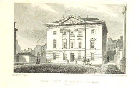MA(1829) p.095 - Royal Bank, St Andrew's Square, Edinburgh - Thomas Hosmer Shepherd