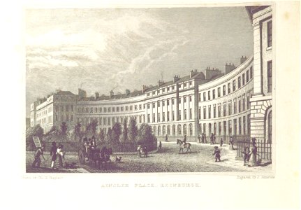 MA(1829) p.156 - Ainslie Place, Edinburgh - Thomas Hosmer Shepherd