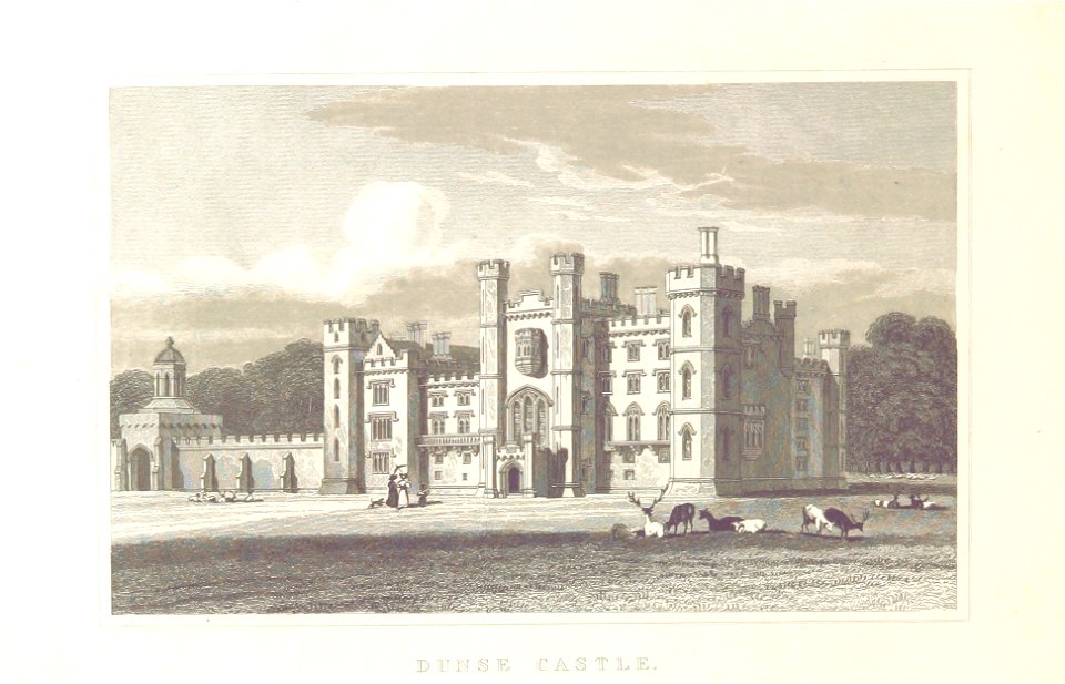 MA(1829) p.244 - Dunse Castle - John Preston Neale