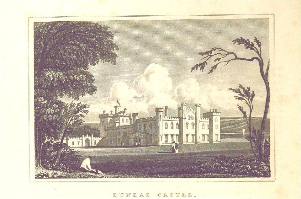 MA(1829) p.316 - Dundas Castle - John Preston Neale