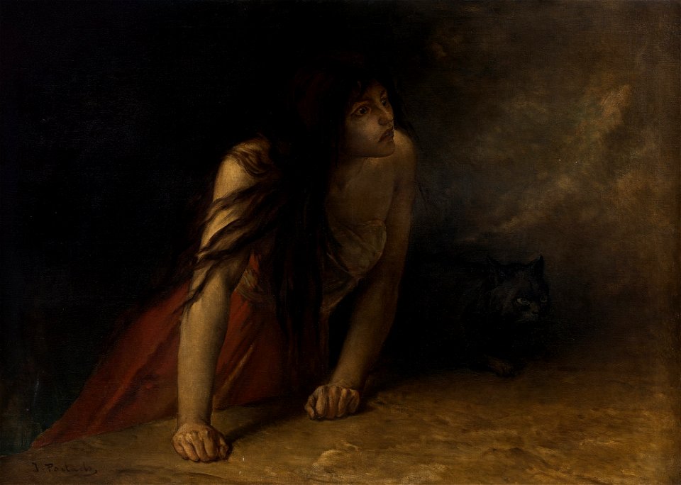 Jean-François Portaels - The witch