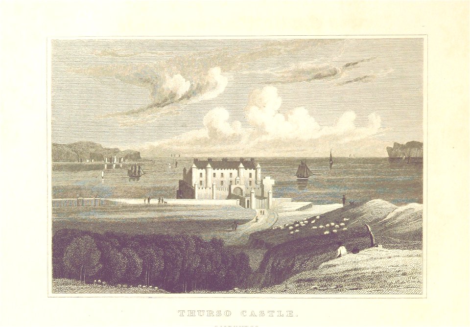 MA(1829) p.336 - Thurso Castle - John Preston Neale