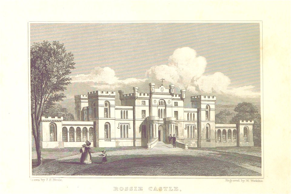 MA(1829) p.344 - Rossie Castle - John Preston Neale