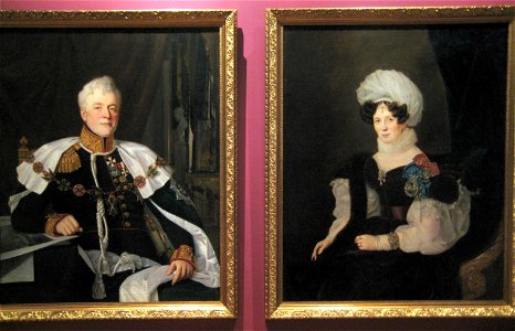 D.V. Golitsyn and T.V.Golitsyna by F.N.Riss (1835, GIM)