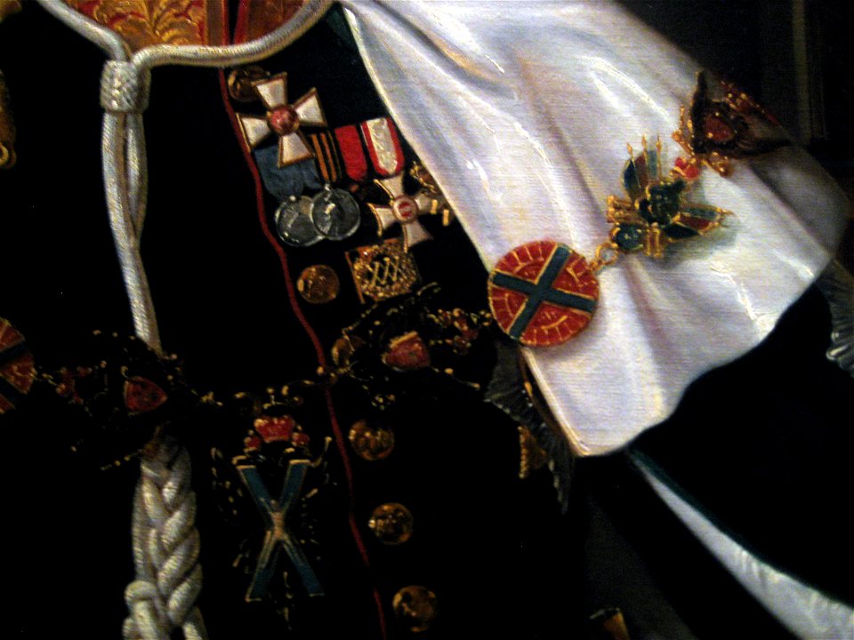 D.V. Golitsyn by F. Riss (1835, GIM) detail 01