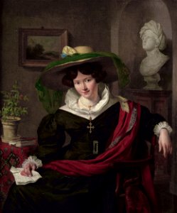 Carolina Frederica Kerst (1802-1883), by Charles Van Beveren