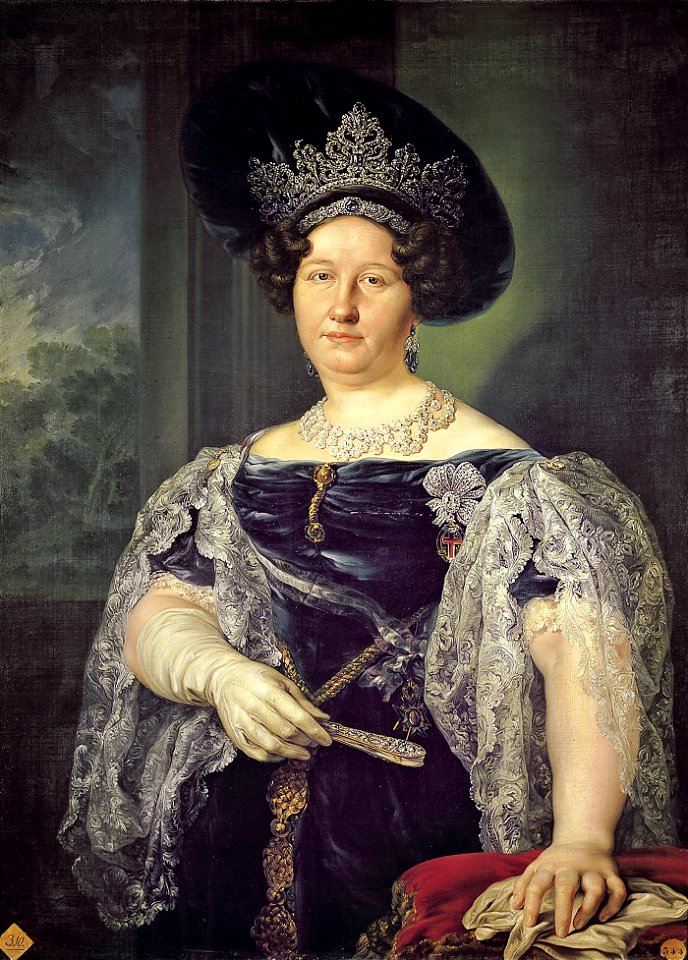 Vicente Lopéz Portaña (1772-1850) - Portret van de koningin van de twee Siciliën (1831) - Madrid Bellas Artes 19-03-2010 11-30-09