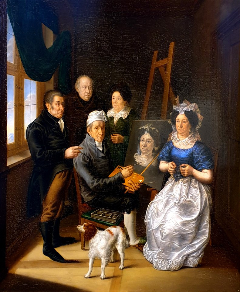 1832 Dorn Selbstportrait Joseph Dorn Historisches Museum Bamberg anagoria