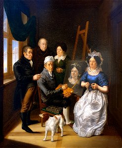 1832 Dorn Selbstportrait Joseph Dorn Historisches Museum Bamberg anagoria