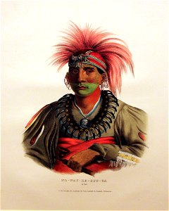 1833 Catlin No-Way-Ke-Sug-Ga, Otoe anagoria