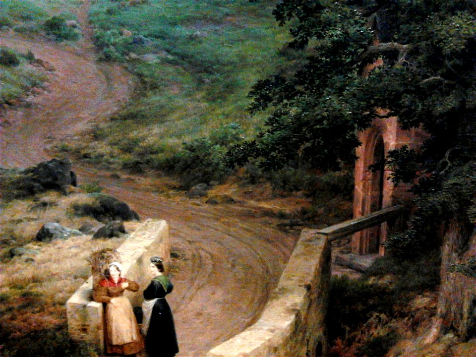 Lessing Landscape in the Eifel Mountains (detail)