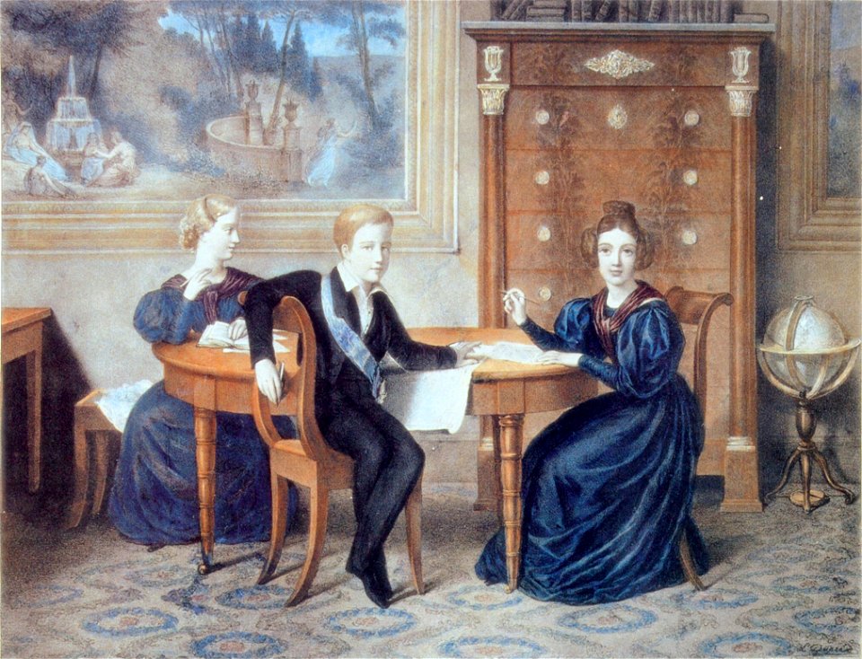 Pedro II of Brazil and his sisters