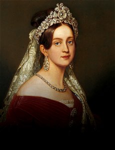 Joseph Karl Stieler - Duchess Marie Frederike Amalie of Oldenburg, Queen of Greece