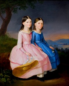 Karol Wolański - Portret Józefy i Marii