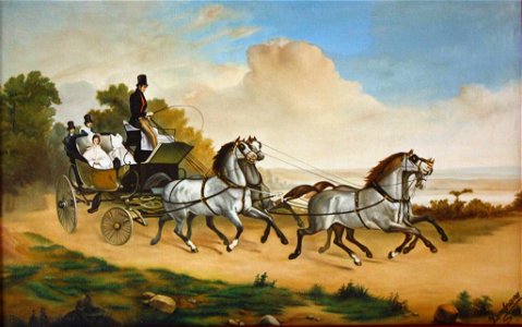 The barouche - Horace Vernet