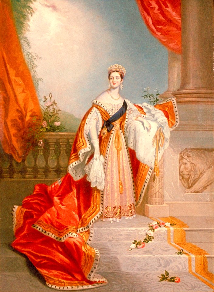 Chalon Portrait of Queen Victoria - 1837