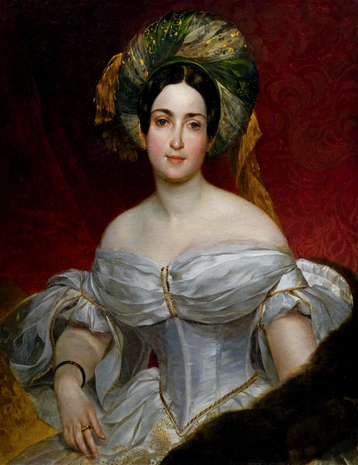 Aurore Demidoff by K.Brullov (1837, Strelna)
