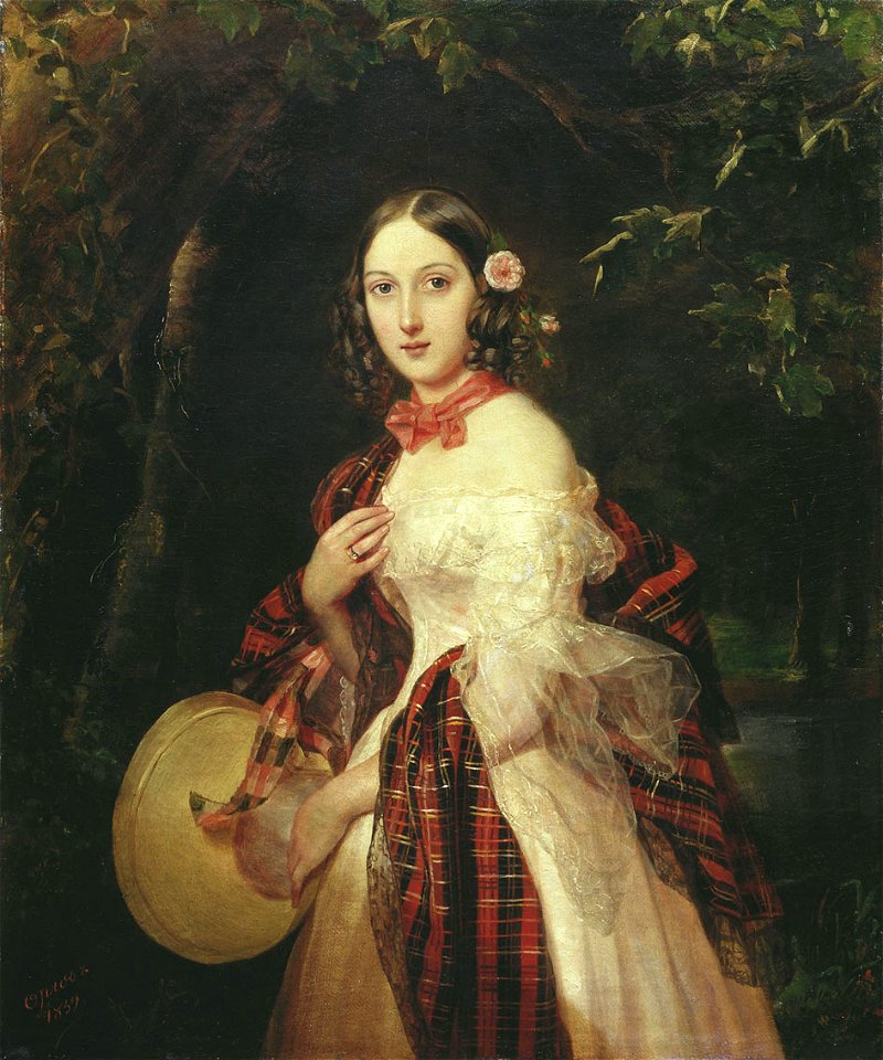 Orlov P N Portret M A Bek