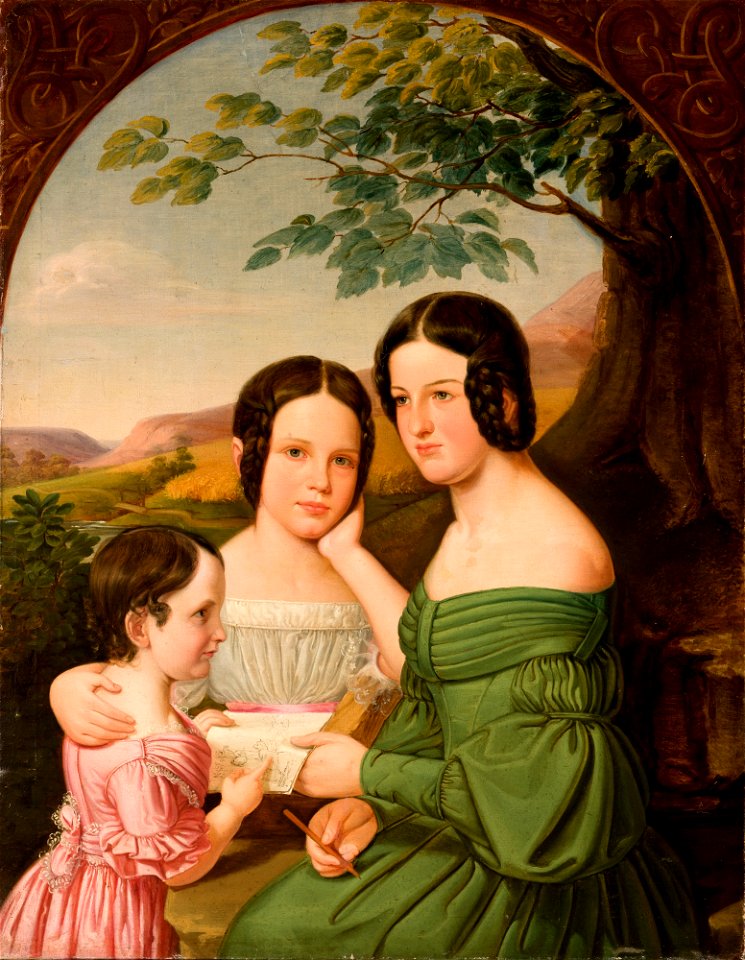 Tomasz Tyrowicz - Portret trzech sióstr z rodziny Hausnerów