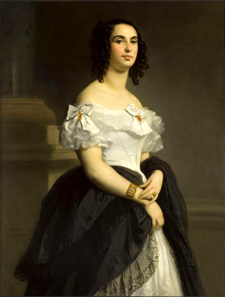 Adele Hugo by Louis Boulanger
