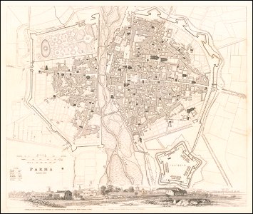 1840 map of Parma