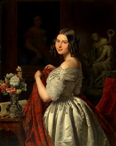 Waldmüller - Junge Dame bei der Toilette