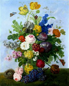 Wegmayr A bouquet of flowers and a nest