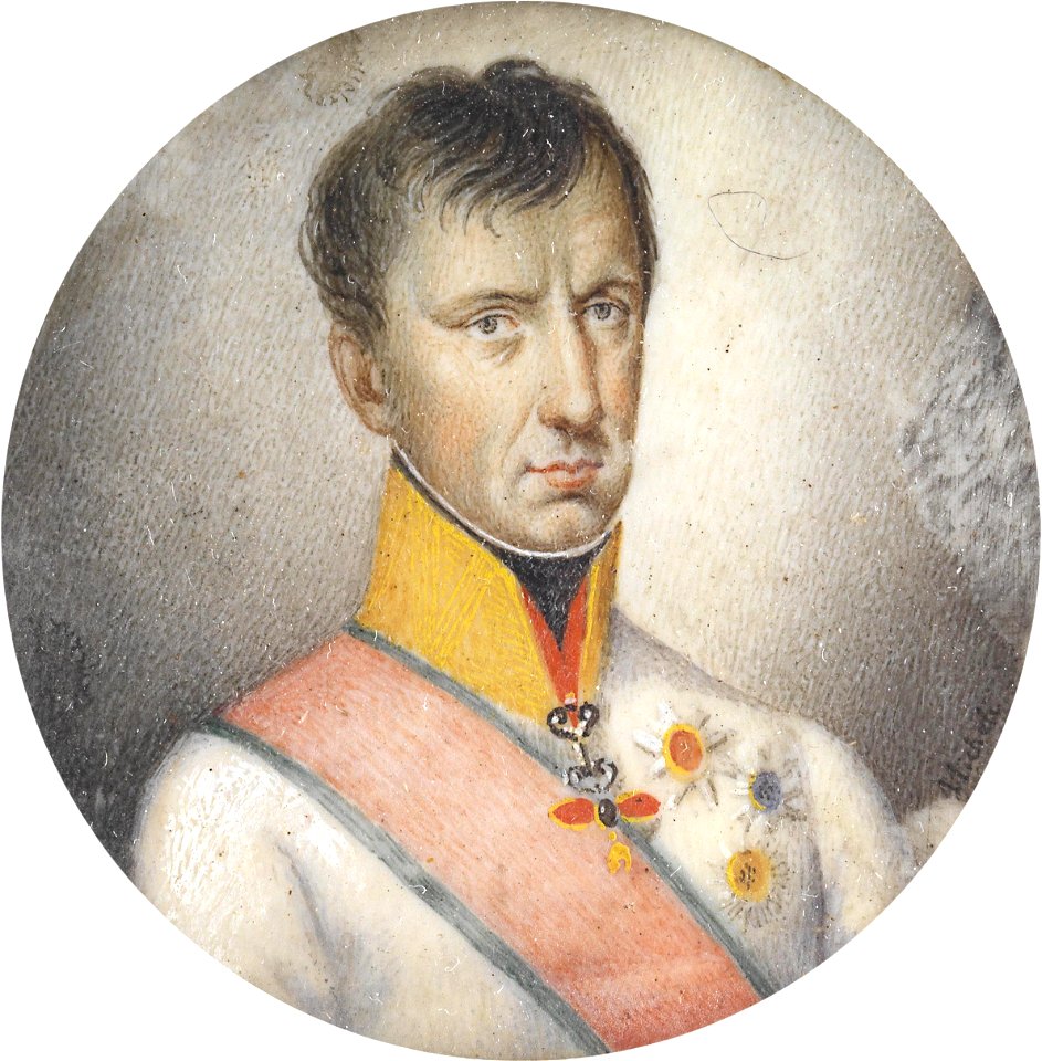 Porträtminiatur Leopold II von Toskana