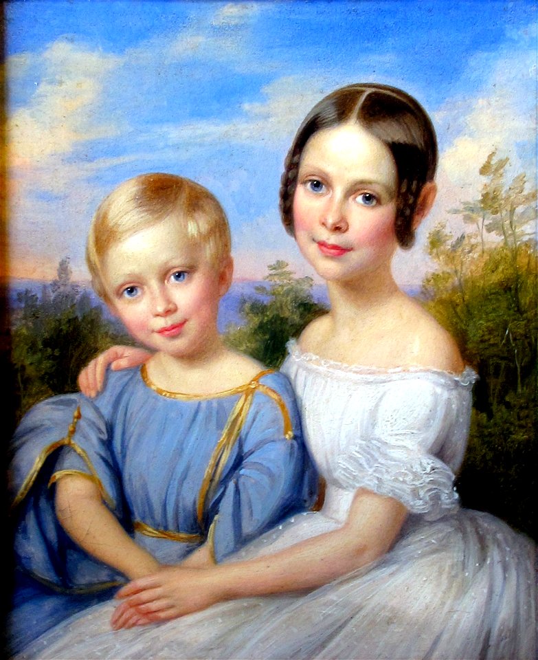 Portret Charlotty i Albrechta, dzieci Marianny Orańskiej
