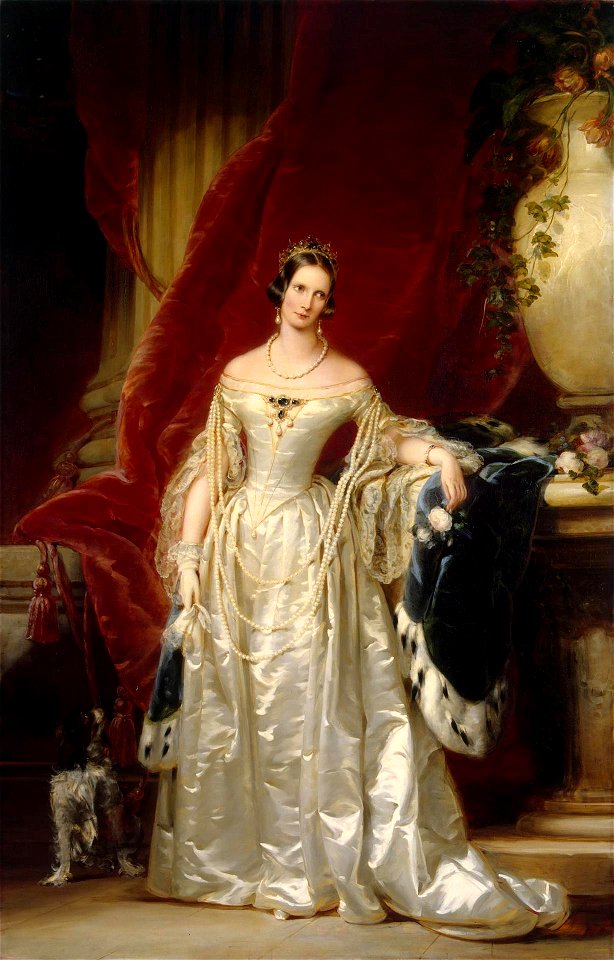Alexandra Fedorovna by C.Robertson (1840s, Hermitage)
