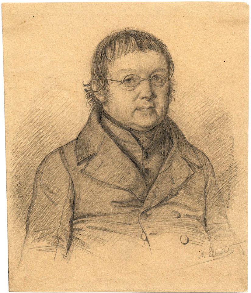 Michael Echter Selbstbildnis 1842