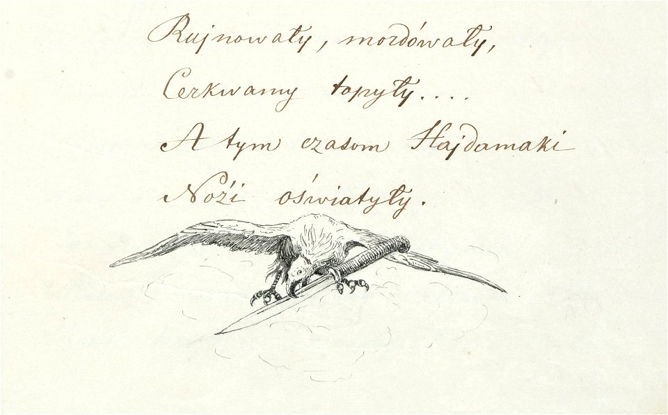 1844 - Wirszy T Shewczenka - Hajdamaki (page 123) detail