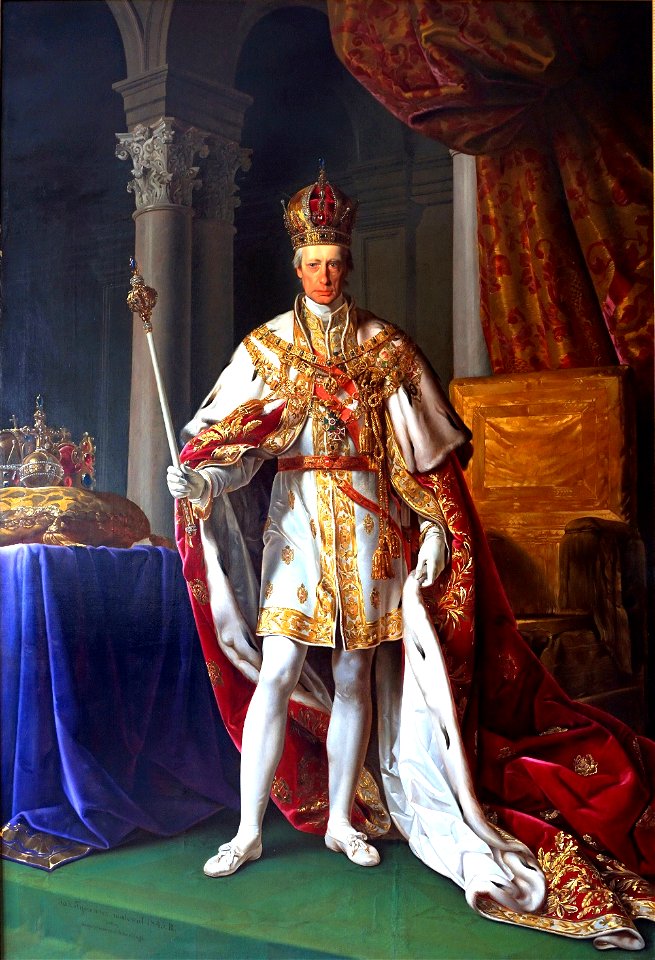 Jan Tysiewicz - Portret cesarza Franciszka I w stroju koronacyjnym