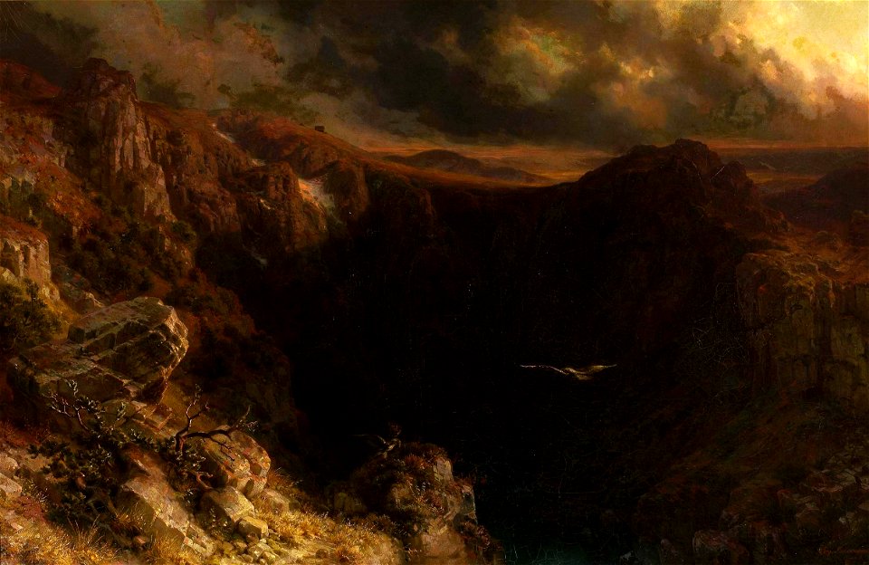 Behrendsen Evening in the mountains